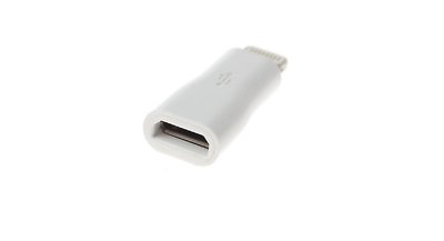USB Adapter Micro (Buchse) für Iphone 5 5s 6 Ipad Air Mini weiß #a955