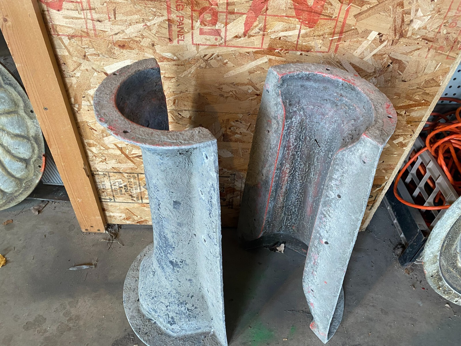 Concrete Statuary Business Mold Sell Off Temple Alum Foundry Molds