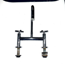 Spectacular Dornbracht TARA Bridge Faucet Stainless Steel Germany MSRP: 1,450