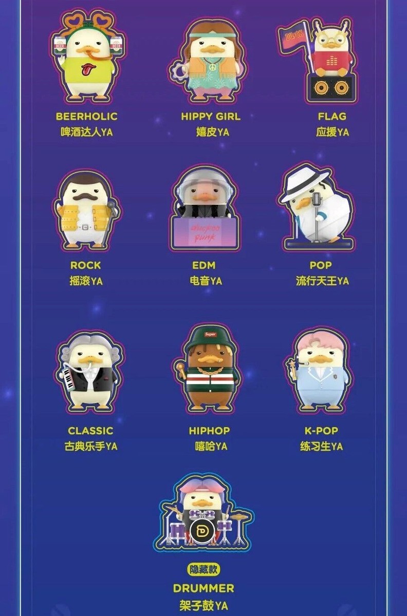 POP MART Duckoo Music Festival Series Blind Box Confirmed Figure 