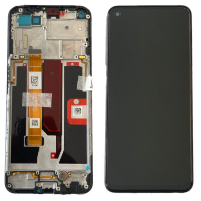 Écran Tactile Complet Pour Oppo A74 5G - 6.5 Pouces, Noir/blanc/bleu Aurore, Neuf Avec Garantie