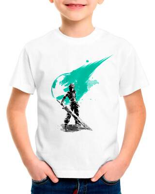 Mako Memories Kinder T-Shirt anime cloud choco-bo sephiroth