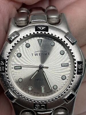 Vintage Men's *Twelve* Signed Silvertone Watch As Is | eBay
