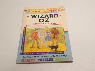 The Wizard of Oz Activity Book (Can You Solve It) Watermill Press Paperback