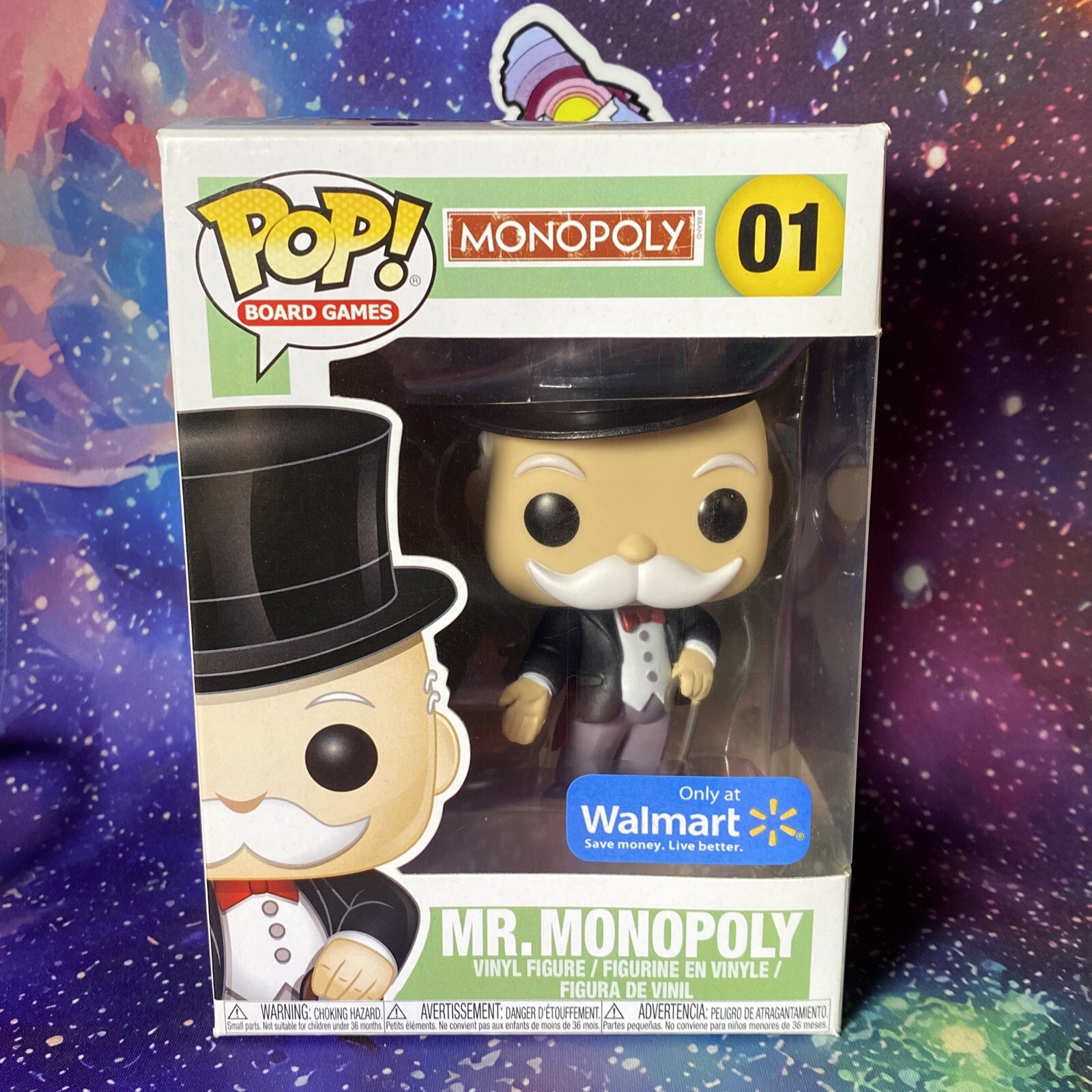 Funko Pop! Mr. Monopoly #01 Exclusivo De Walmart