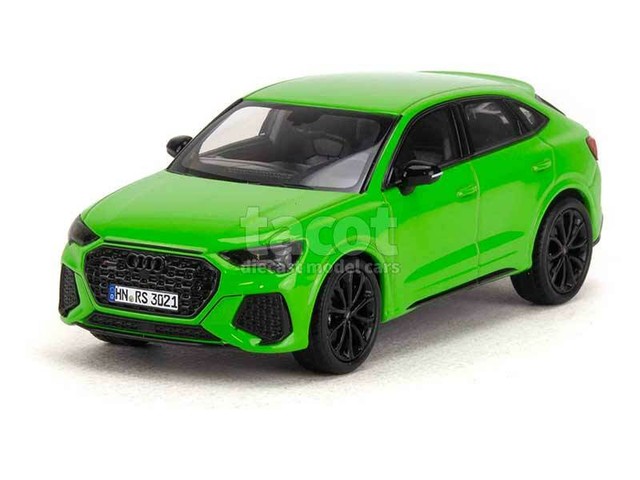 Audi RS Q3 Sportback Verte Minichamps 1:43 – Modèle Diecast Occasion – Réf. 5012013631, Année 2020