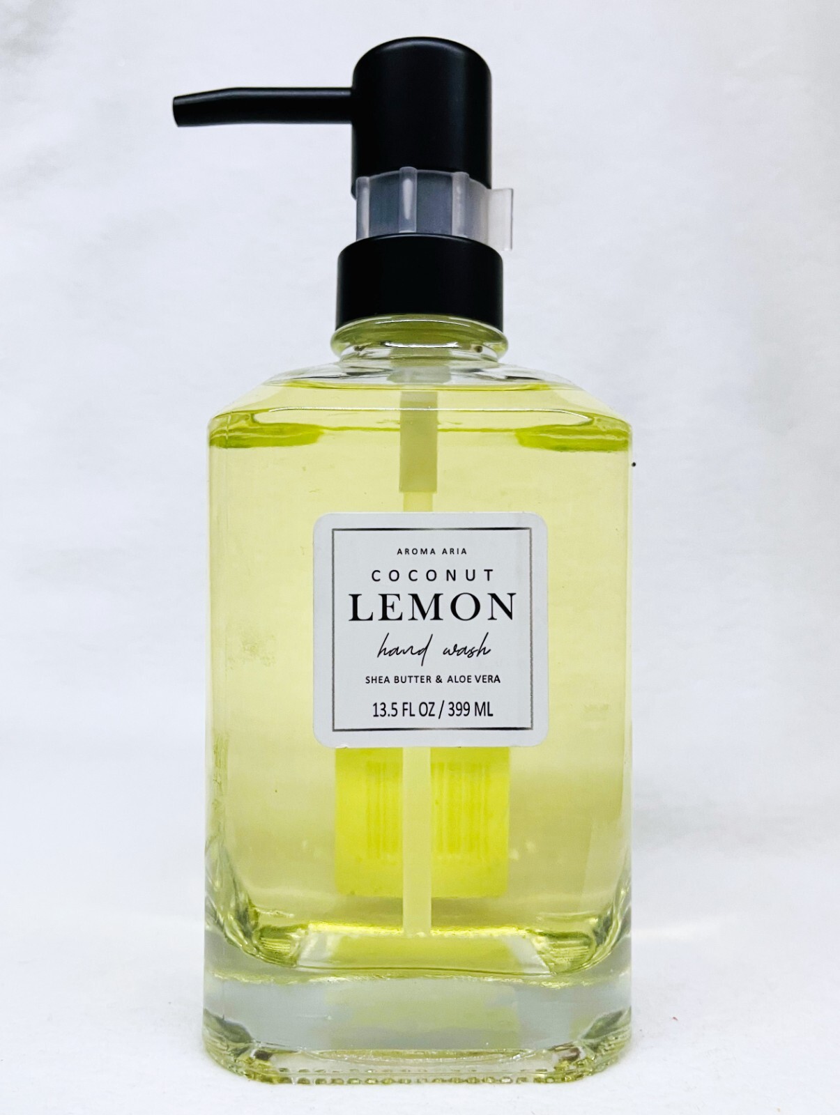 1 Aroma Aria COCONUT LEMON Liquid Hand Wash Soap 13.5 fl oz each Glass eBay