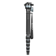 Manbily Carbon Fiber Monopod Lightweight Portable Monopod W/Leveling Bowl Head