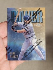 1997 97 TOPPS Finest Power RARE Mike Piazza #151 LA Los  Angeles Dodgers A