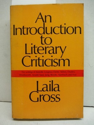 Introduction to Literary Criticism: An Anthology | eBay