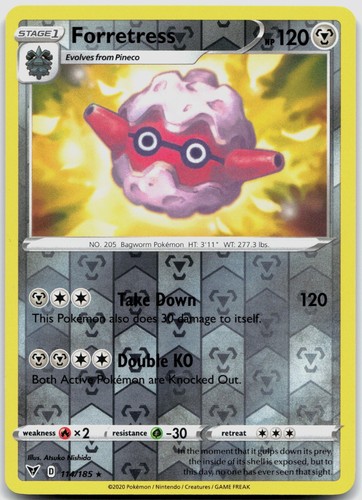 Forretress 114/185 SWSH04: Vivid Voltage POKEMON TCG Rare