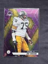 2025 Panini Mosaic No Huddle Mean Joe Green #190 Purple Disco /50 NM