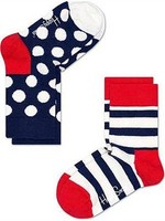 Happy Socks - 2-Pack Kids Stripe Socken - Neu 12 - 24 Monate