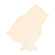 4 Inch Easter DIY Chick Wooden Pieces New 10 PCS Pack Ornaments