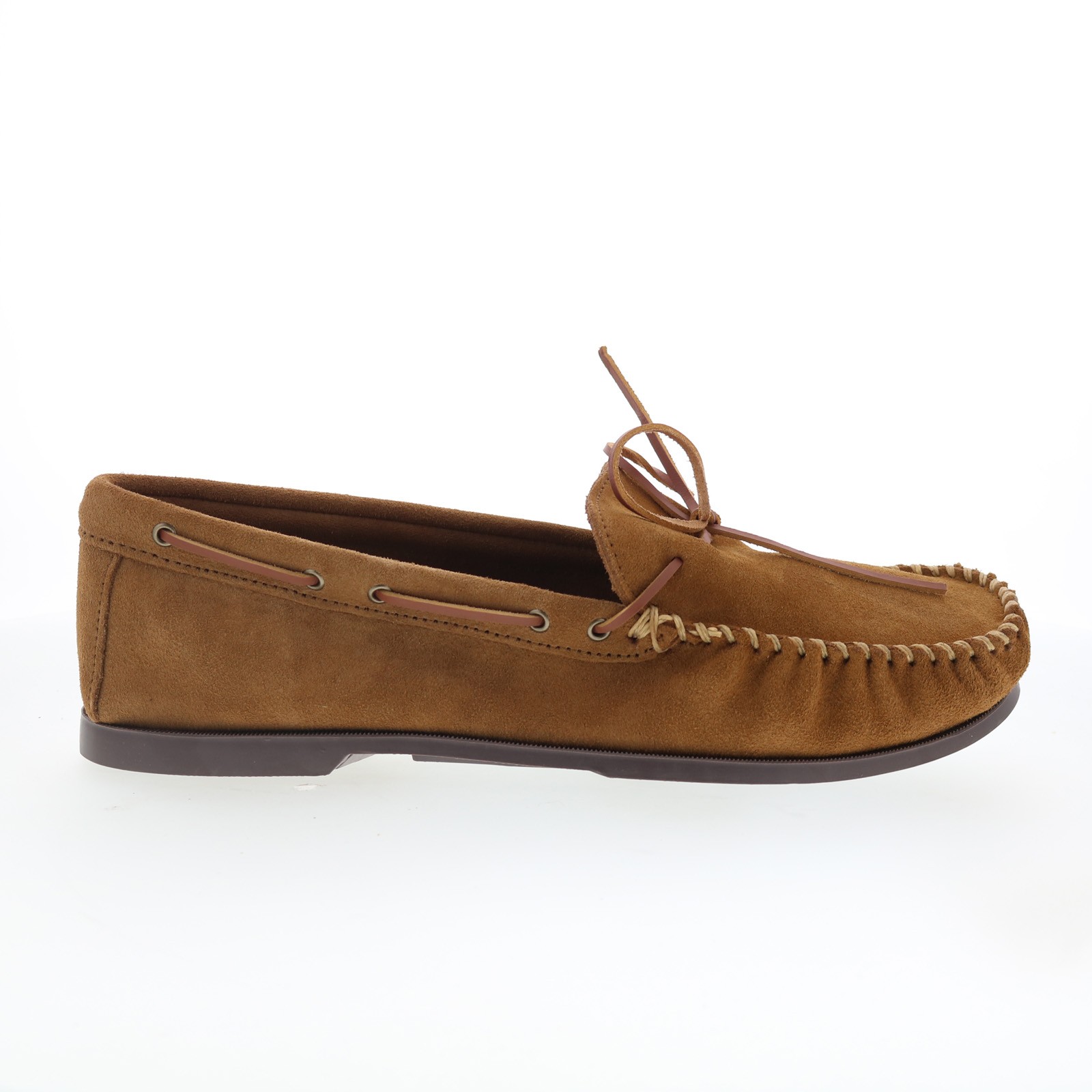 Minnetonka Camp Moc 747X-DST Mens Suede Loafers - Slip Ons Moccasin Shoes 16