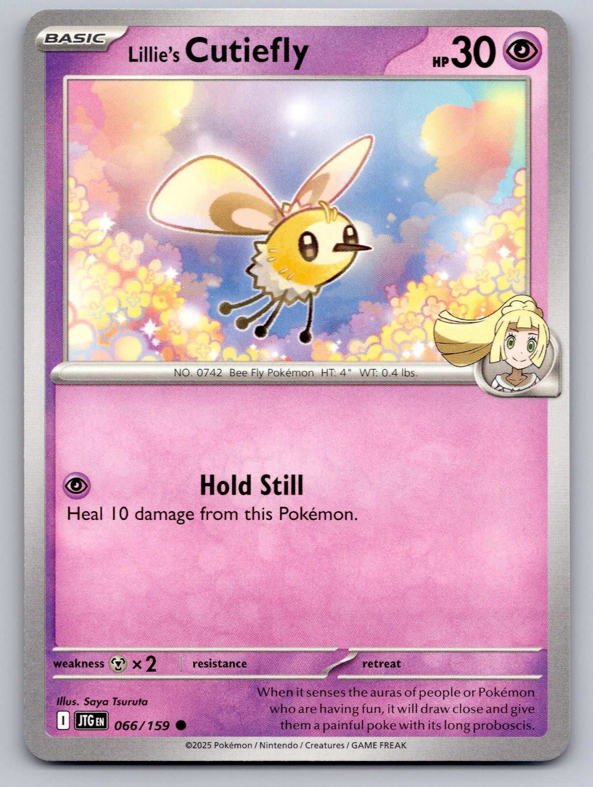 Lillie's Cutiefly 066/159 Common Journey Together Pokemon Near Mint