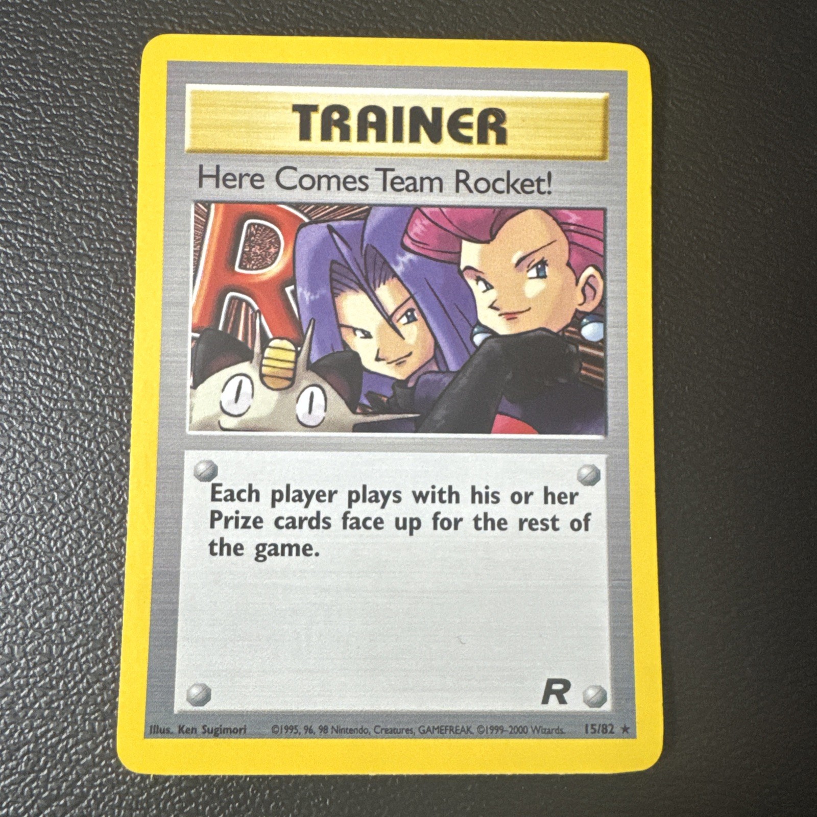 Pokémon TCG Trainer Here Comes Team Rocket Holo 15/82