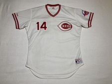 Vintage Authentic Pro 1988 Rawlings Pete Rose Reds Jersey with All Star Patch 48