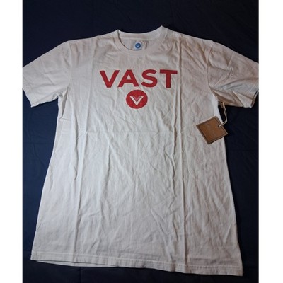 Vast Life Mens Climate Change Graphic T-Shirt White Red Logo B3737 Medium NWT