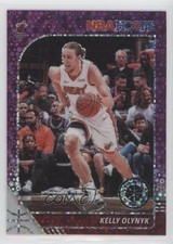 2019-20 Panini NBA Hoops Premium Stock Purple Disco Prizm Kelly Olynyk #97 8em