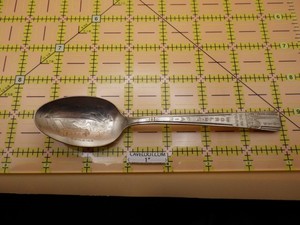 1939 New York World's Fair Souvenir Spoon Wm Rogers Consumer Interests Building