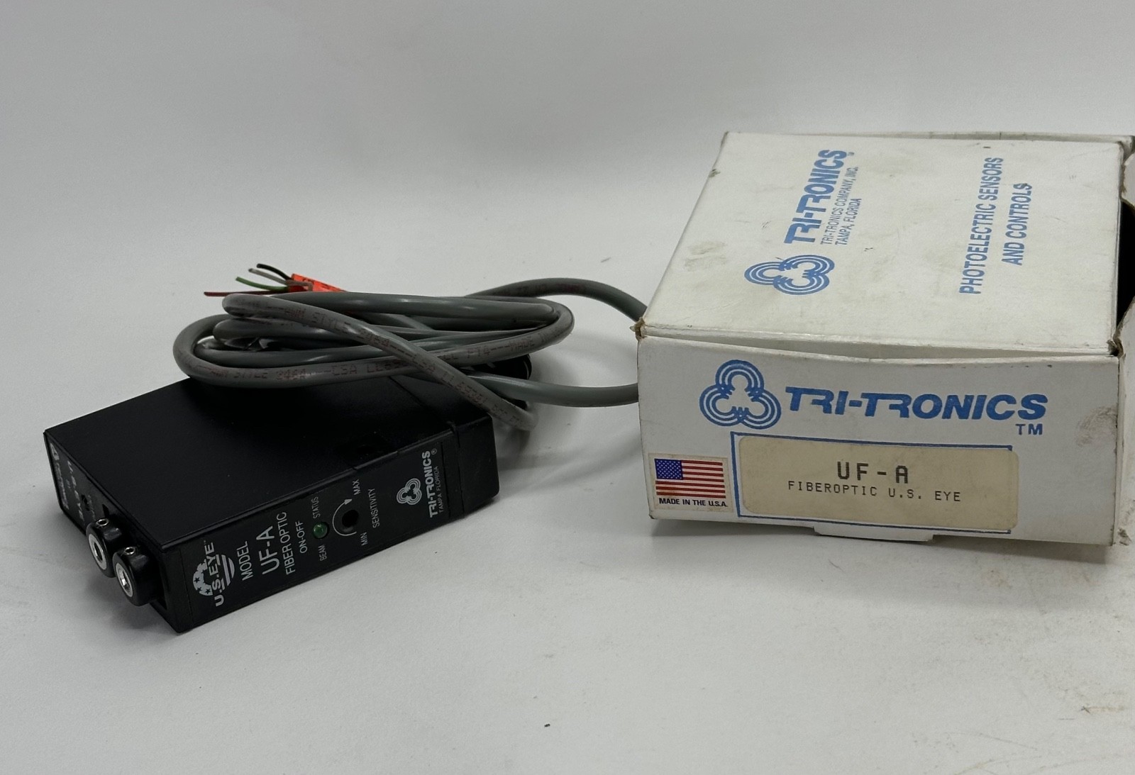 Tri Tronics UF-A Fiber Optic Eye Sensor (6729) NOS