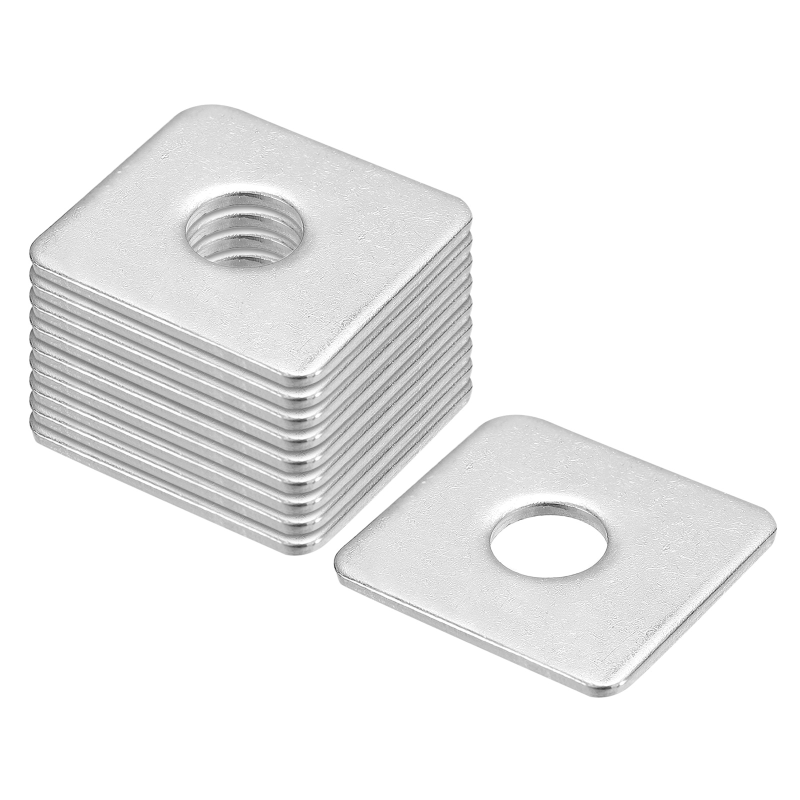 Square Washer, 20Pcs M10x30x30x2mm 304 Stainless Steel Square Plate Washers
