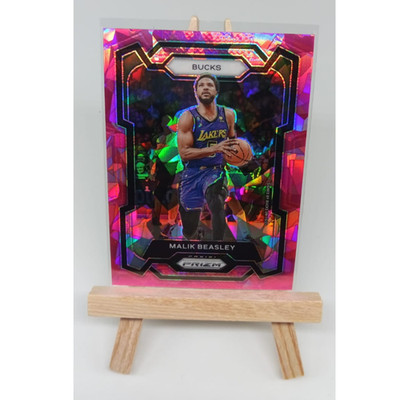 Malik Beasley Pink Ice Prizm #237 | 2023-24 Panini Prizm Basketball