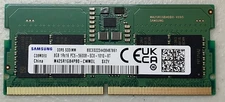 Samsung DDR5 8GB 5600MHz Unbuffered SODIMM 262-Pin RAM - M425R1GB4PB0-CWM0L