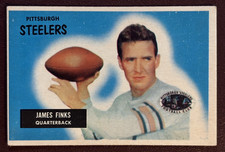 1955 Bowman #120 Jim Finks 