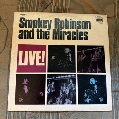 Smokey Robinson And The Miracles LIVE Tamla TS289 LP Vinyl