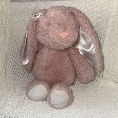 Spark Create Imagine 12  Pink Bunny Rabbit Stuffed Plush Satin Ear Rattle