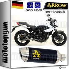auspuff zugelassen schwarz thunder arrow fur yamaha xj6 2015 15