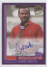 2021 Archives Fan Favorite 1982 Topps Purple 8/150 Jose Mota #FFA-JMO Auto 0st9