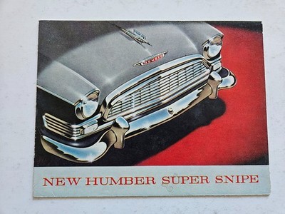 HUMBER SUPER SNIPE SALES BROCHURE 1958 1959