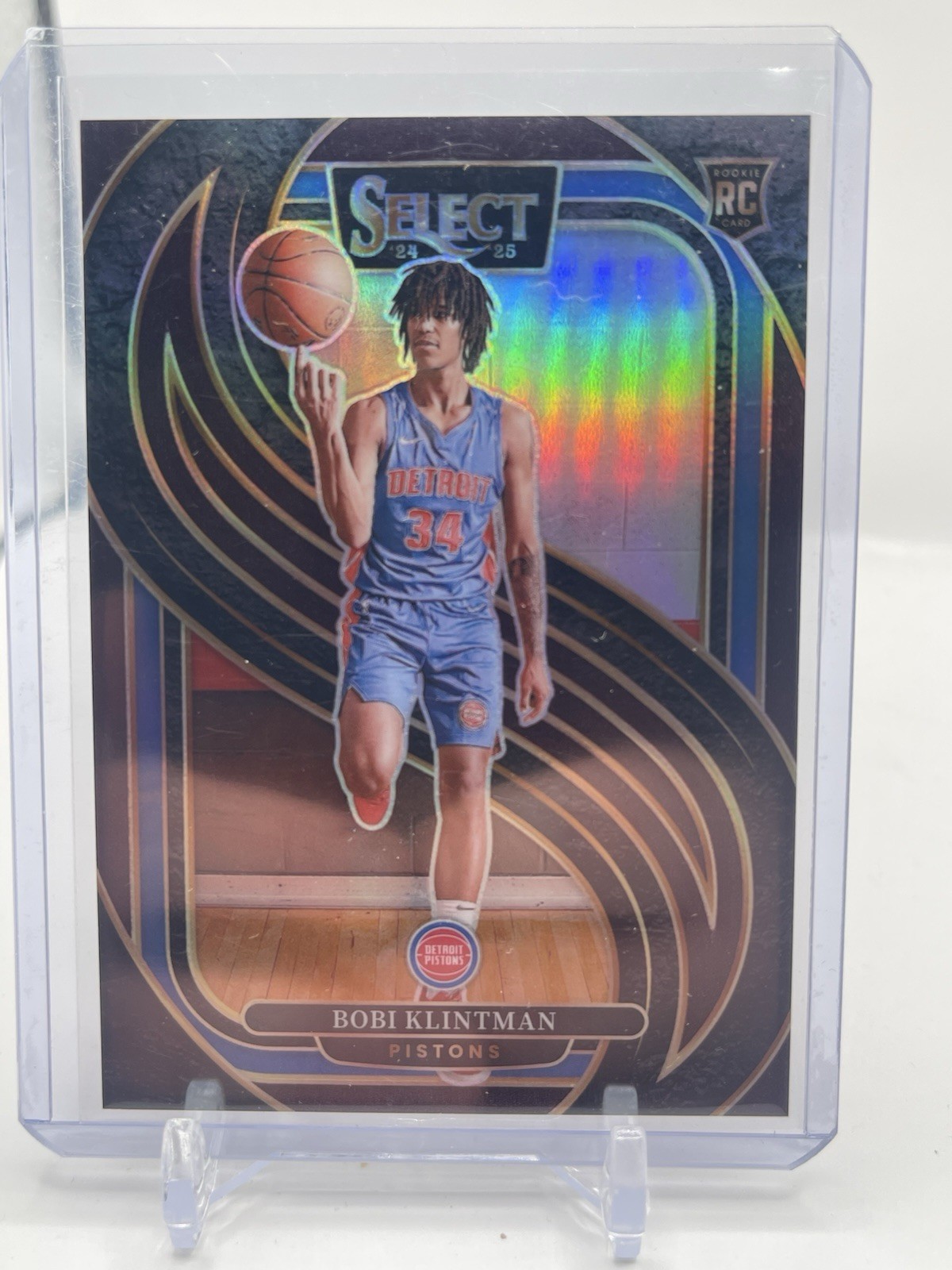 2024-25 Panini Select - Premier Level Bobi Klintman #190 Blue Prizm /175 (RC)