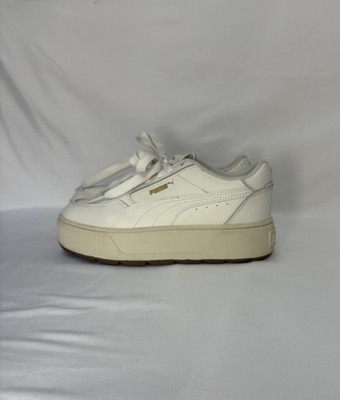 Puma Cali Women's Leather Platform Sneakers White Size 6 Women s