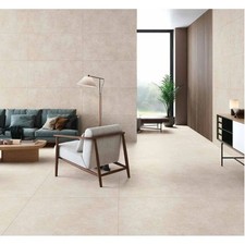 Lomma Bone Beige 100 x 100 Clearance Porcelain Non-Slip Floor and Wall Tiles 