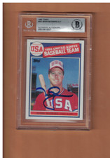 MARK MCGWIRE AUTOGRAPHED 1985 TOPPS USA ROOKIE BASEBALL CARD SIGNED BECKETT AU