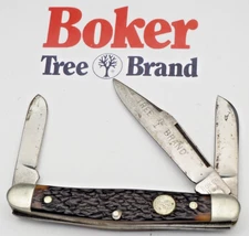 Vintage 1960's to 70’s BOKER USA 8588 Small Stock Knife - Never Sharpened Patina
