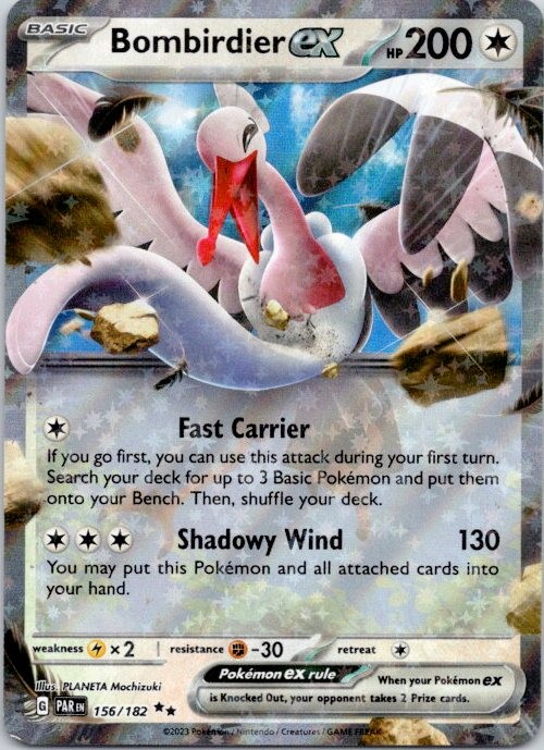 Bombirdier ex Double Rare SV04: Paradox Rift 156/182 NM