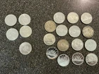20 Canadian Silver Dollar Coins Elizabeth circulated Canoe Goose 1961 1966 Lot C