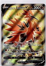 Galarian Zapdos V 173/198 Ultra Rare Chilling Reign Pokemon Holo Near Mint on eBay