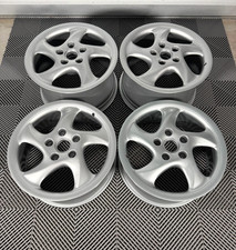 OEM 18" PORSCHE 996 TURBO TWIST Carrera Wheels Rims Genuine 993 911 LIKE NEW