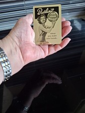 VINTAGE BUTLINS ADVERTISING DOUBLE SIDED HANDBAG MIRROR VGC