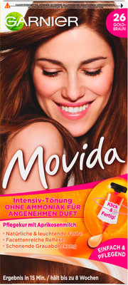   Garnier Movida Intensiv-Tönung 26 Goldbraun Haarfarbe Pflege-Creme  