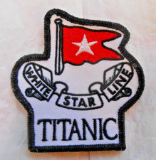 White Star Line Ship TITANIC 3" X 3" Patch Unused