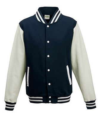 12 NEUE Just Hoods Varsity Jacket College Baseball Sweatjacke S - XL JH043