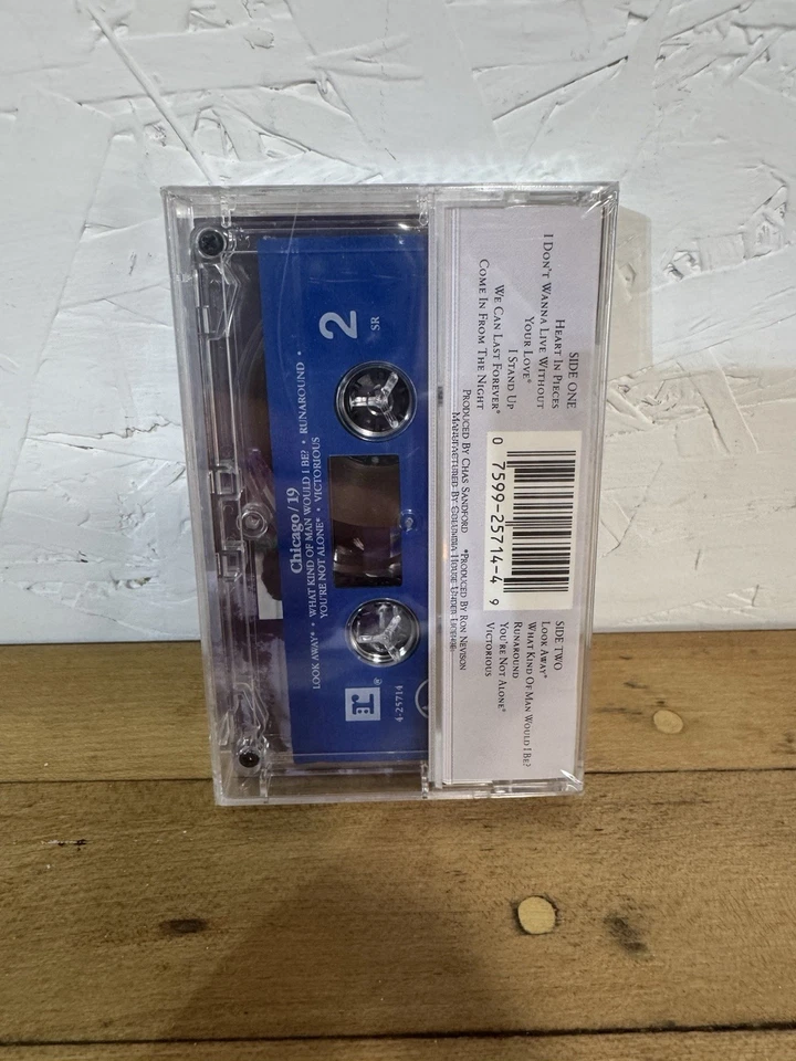 Chicago 19 Cassette Tape Sealed New Music Original Plastic - Image 3 of 4
