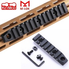 Tactical Rail Section 7 9 13 Slot Picatinny Rail w/ Swivel Socket for M-lok Rail